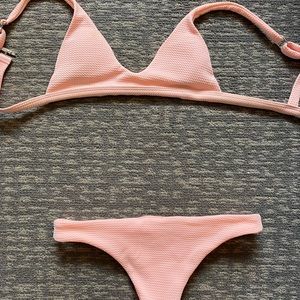 light pink tiny bikini